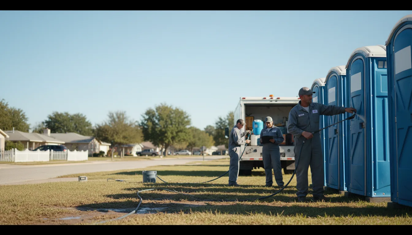 Long-Term Portable Toilet Rental in Hodge, LA near me